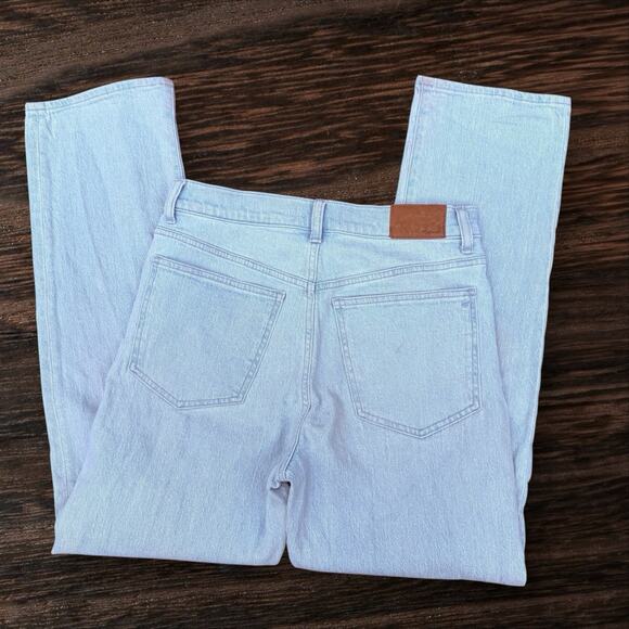 Madewell Light Blue Straight Leg Jeans size 28. - Picture 3 of 10